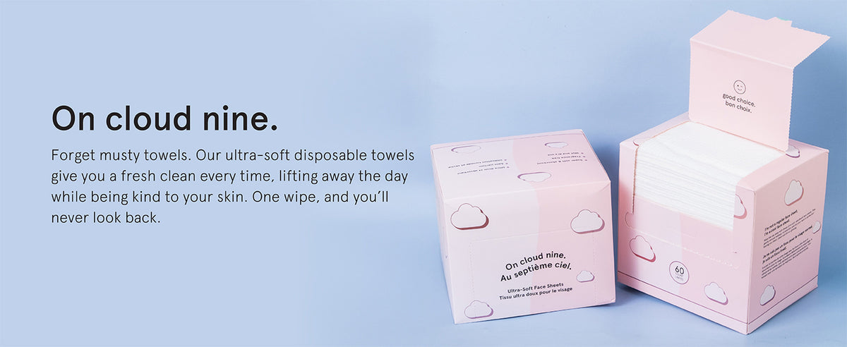 Premium XL Disposable Face Towels - Travel-Ready (60ct)