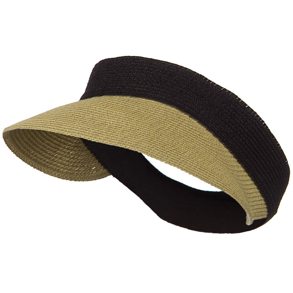 UPF50+ Regular Brim Velcrorized Back Visor