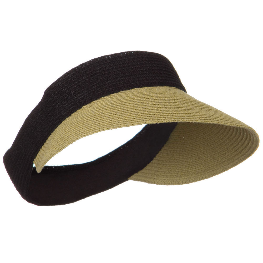 UPF50+ Regular Brim Velcrorized Back Visor