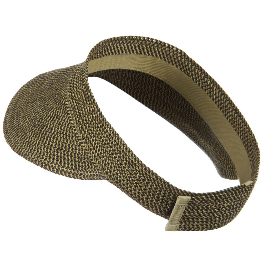 UPF50+ Regular Brim Velcrorized Back Visor