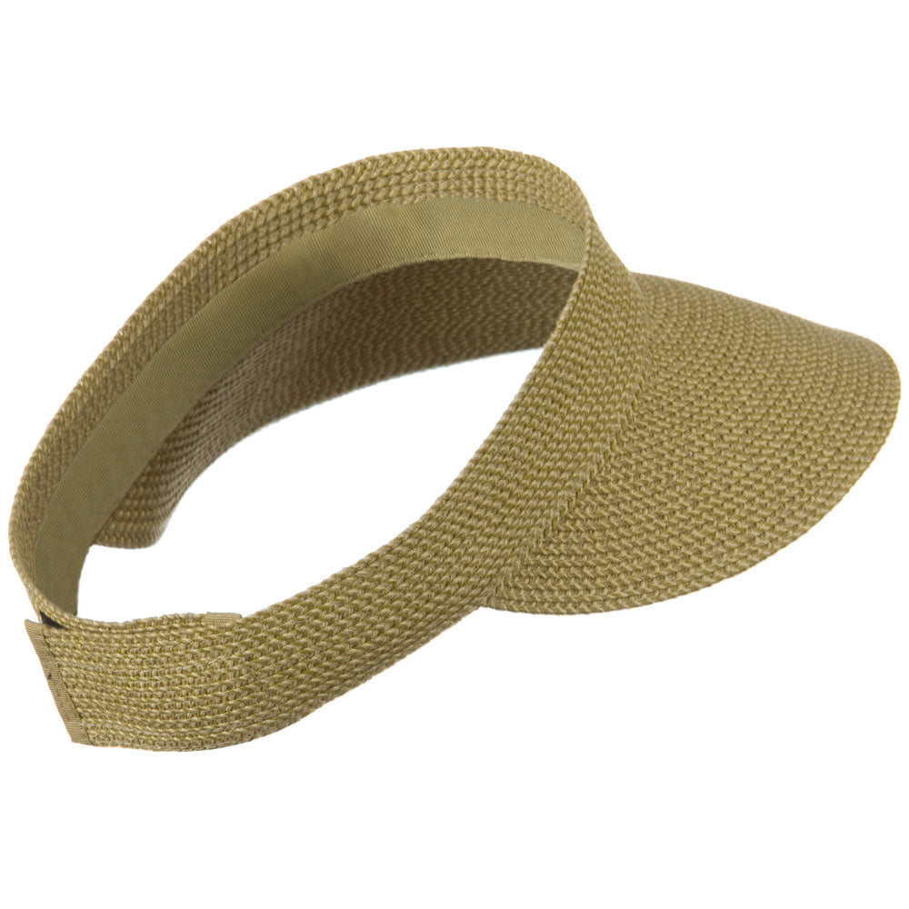 UPF50+ Regular Brim Velcrorized Back Visor