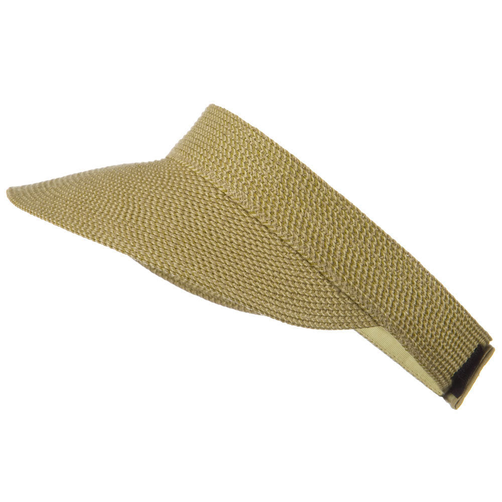UPF50+ Regular Brim Velcrorized Back Visor