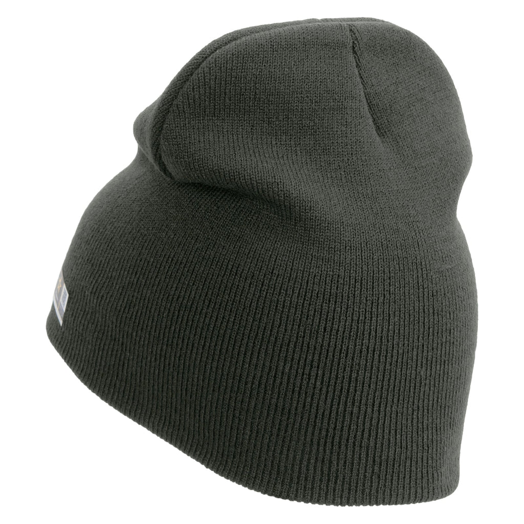 US Army Corps of Engineers Embroidered 8 Inch Knitted Short Beanie