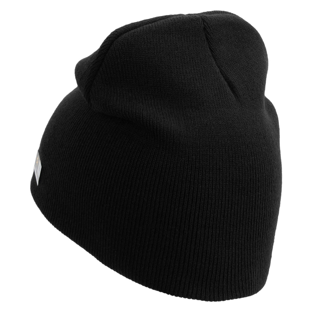US Army Aviation Embroidered 8 Inch Knitted Short Beanie