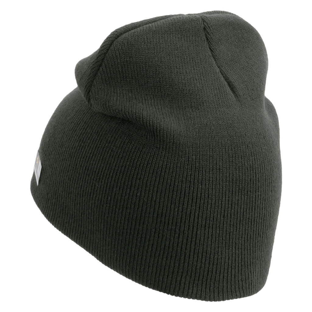 US Army Aviation Embroidered 8 Inch Knitted Short Beanie