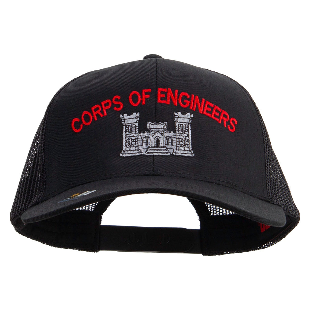 US Army Corps of Engineers Embroidered Solid Cotton Twill Mesh Prostyle Cap