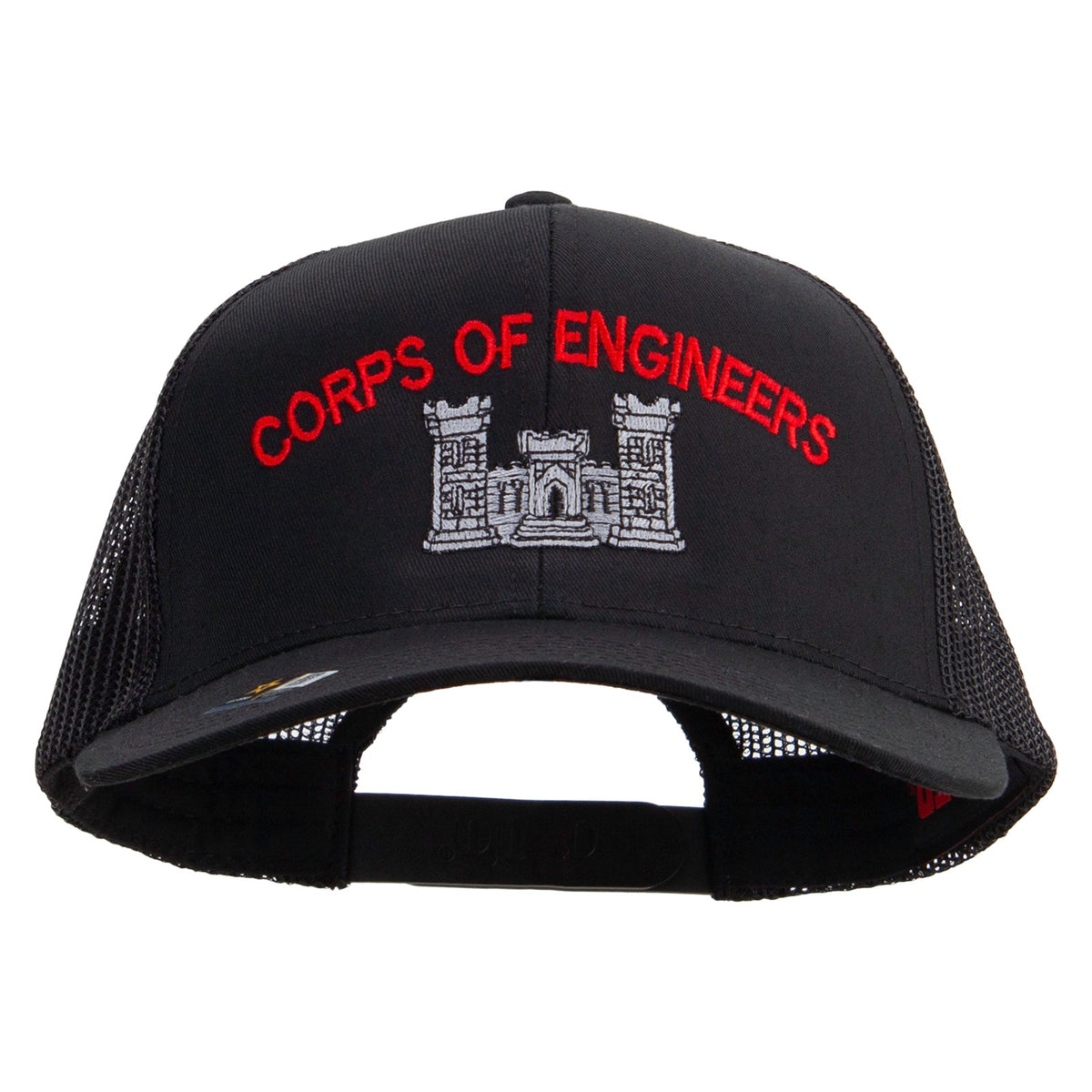US Army Corps of Engineers Embroidered Solid Cotton Twill Mesh Prostyle Cap