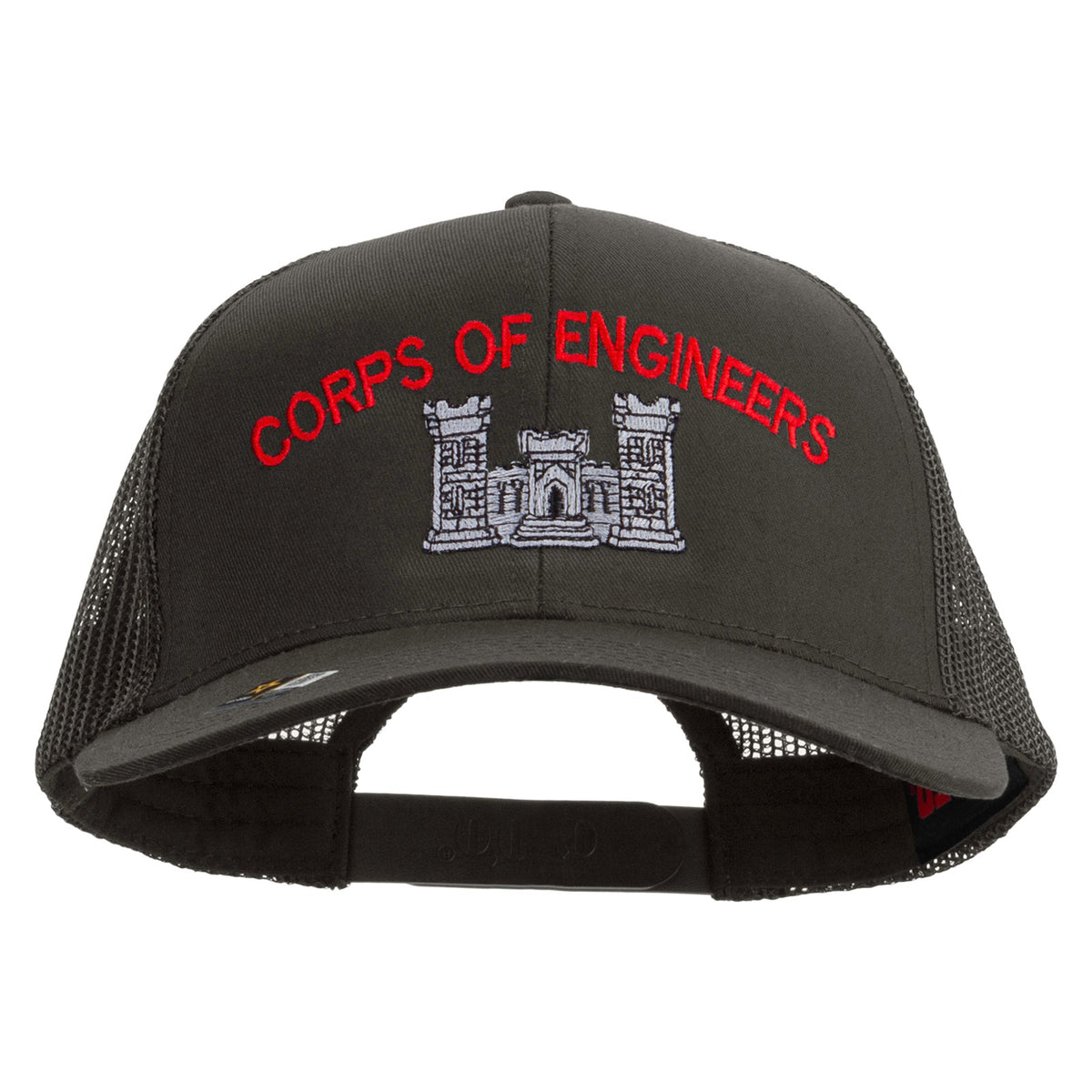 US Army Corps of Engineers Embroidered Solid Cotton Twill Mesh Prostyle Cap