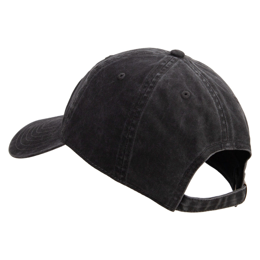 US Army Aviation Embroidered Washed Solid Pigment Dyed Cotton Twill Brass Buckle Cap