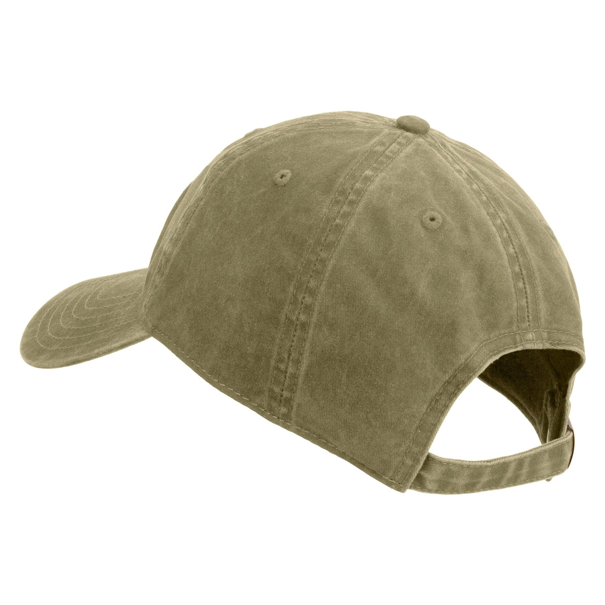 US Army Aviation Embroidered Washed Solid Pigment Dyed Cotton Twill Brass Buckle Cap