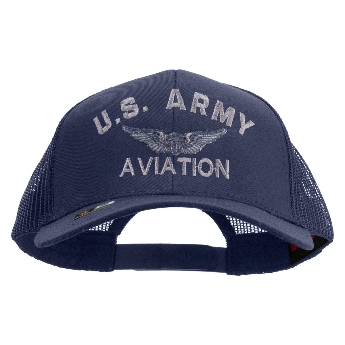 US Army Aviation Embroidered Solid Cotton Twill Mesh Prostyle Cap