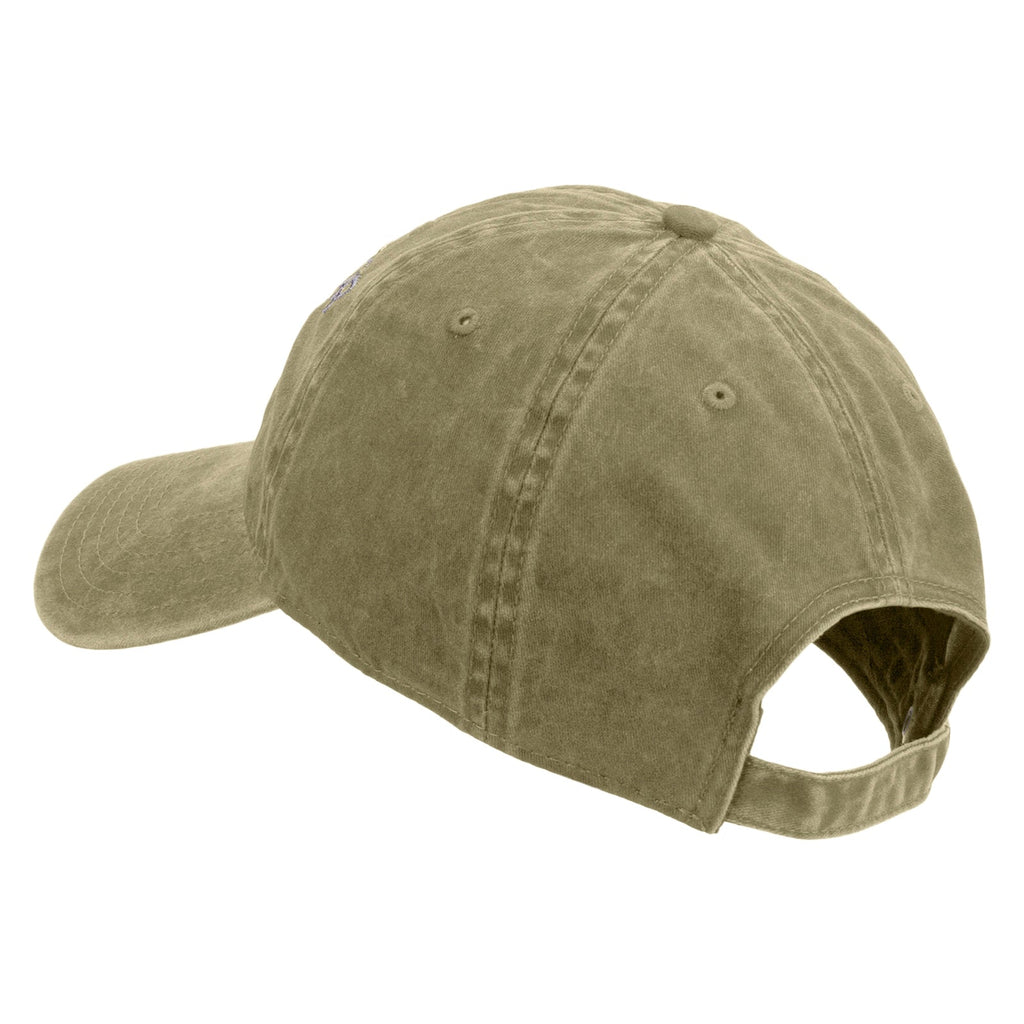 Army Aviator Veteran Embroidered Washed Solid Pigment Dyed Cotton Twill Brass Buckle Cap