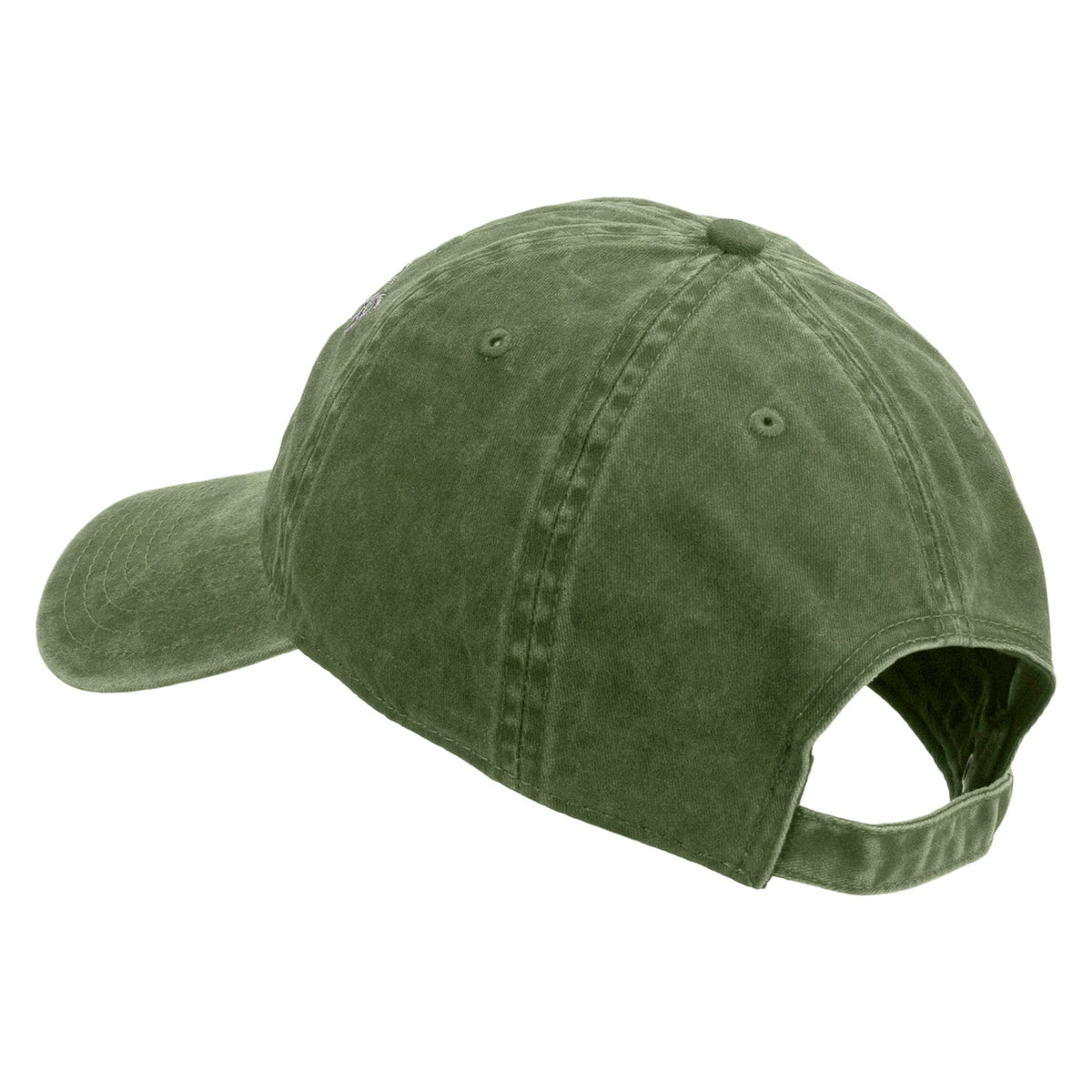 Army Aviator Veteran Embroidered Washed Solid Pigment Dyed Cotton Twill Brass Buckle Cap