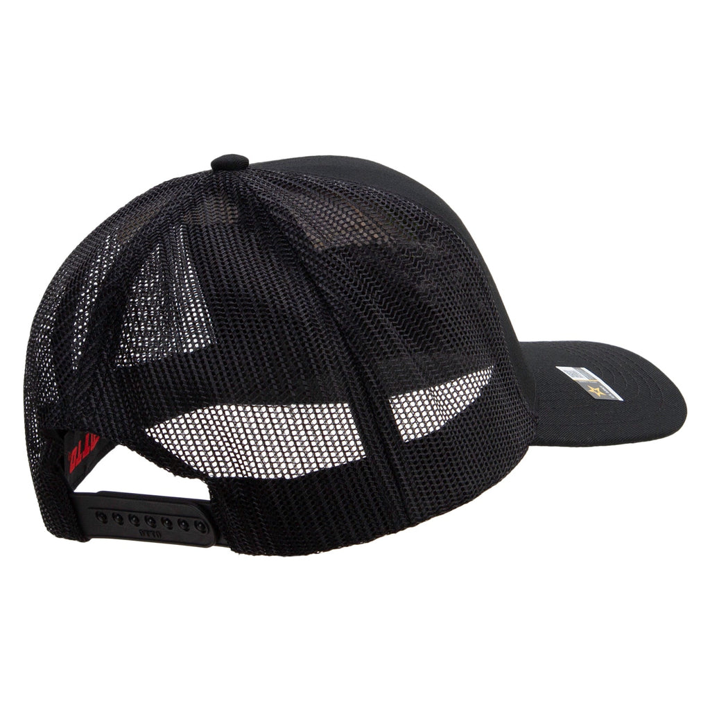 Army Aviator Veteran Embroidered Solid Cotton Twill Mesh Prostyle Cap