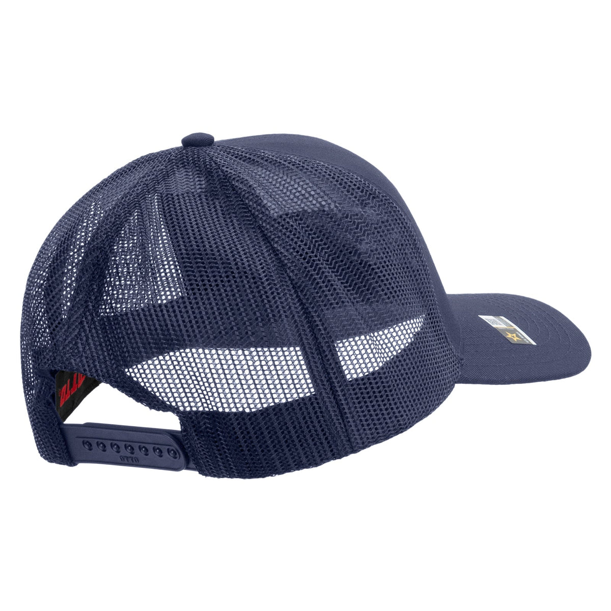 Army Aviator Veteran Embroidered Solid Cotton Twill Mesh Prostyle Cap