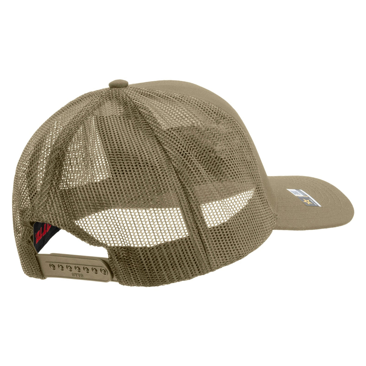 Army Aviator Veteran Embroidered Solid Cotton Twill Mesh Prostyle Cap