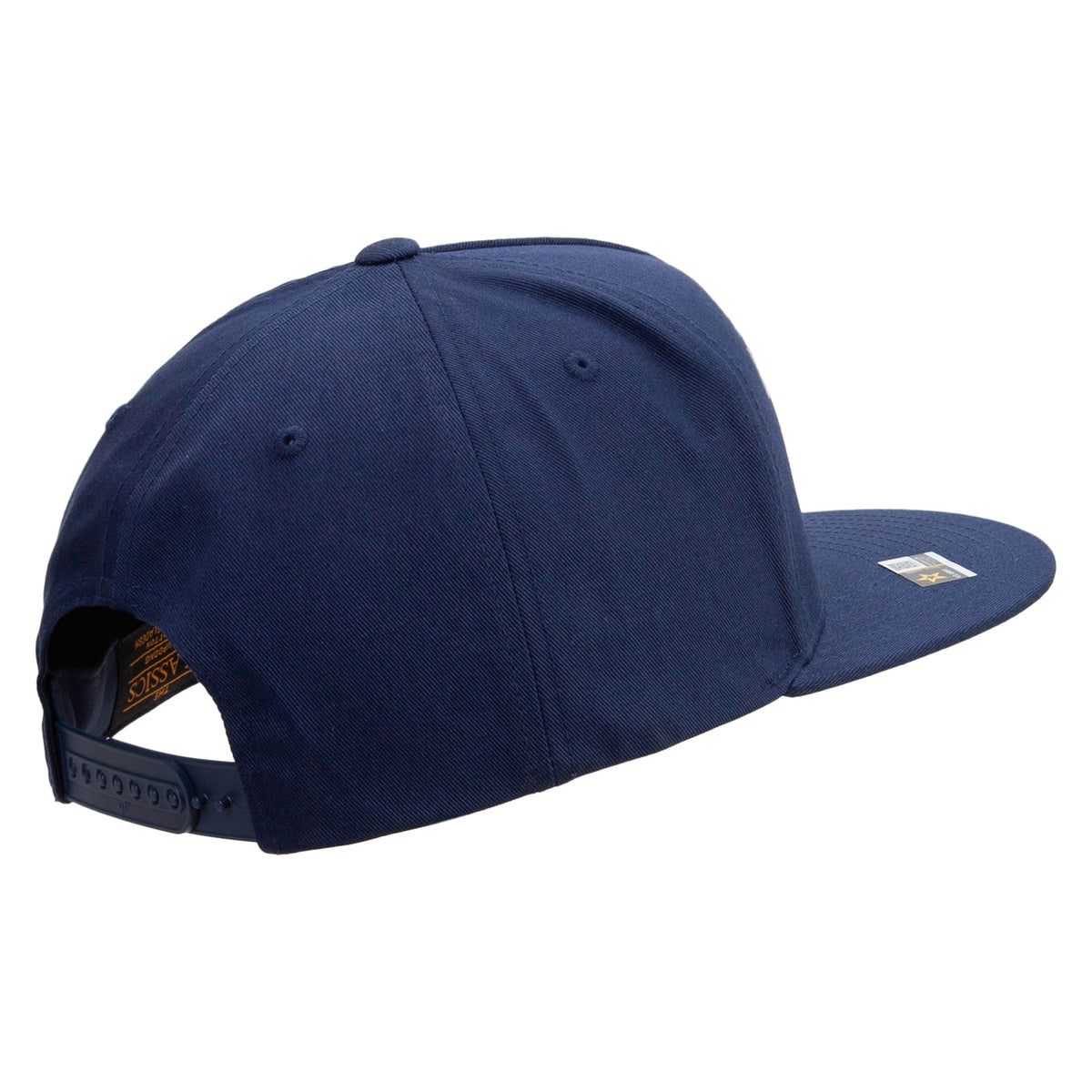 Army Aviator Veteran Embroidered 5 Panel Flat Bill Twill Snapback Solid Cap