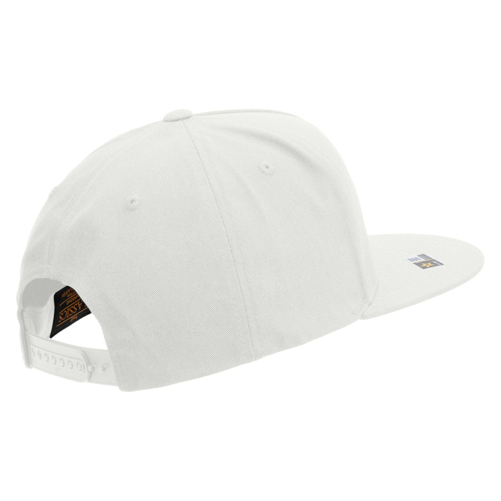 Army Aviator Veteran Embroidered 5 Panel Flat Bill Twill Snapback Solid Cap