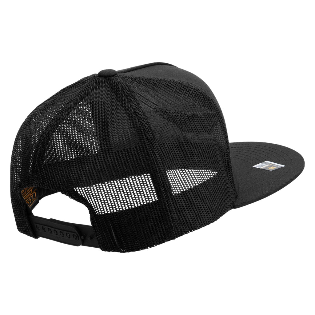 Army Aviator Veteran Embroidered 5 Panel Mesh Trucket Snapback Cap
