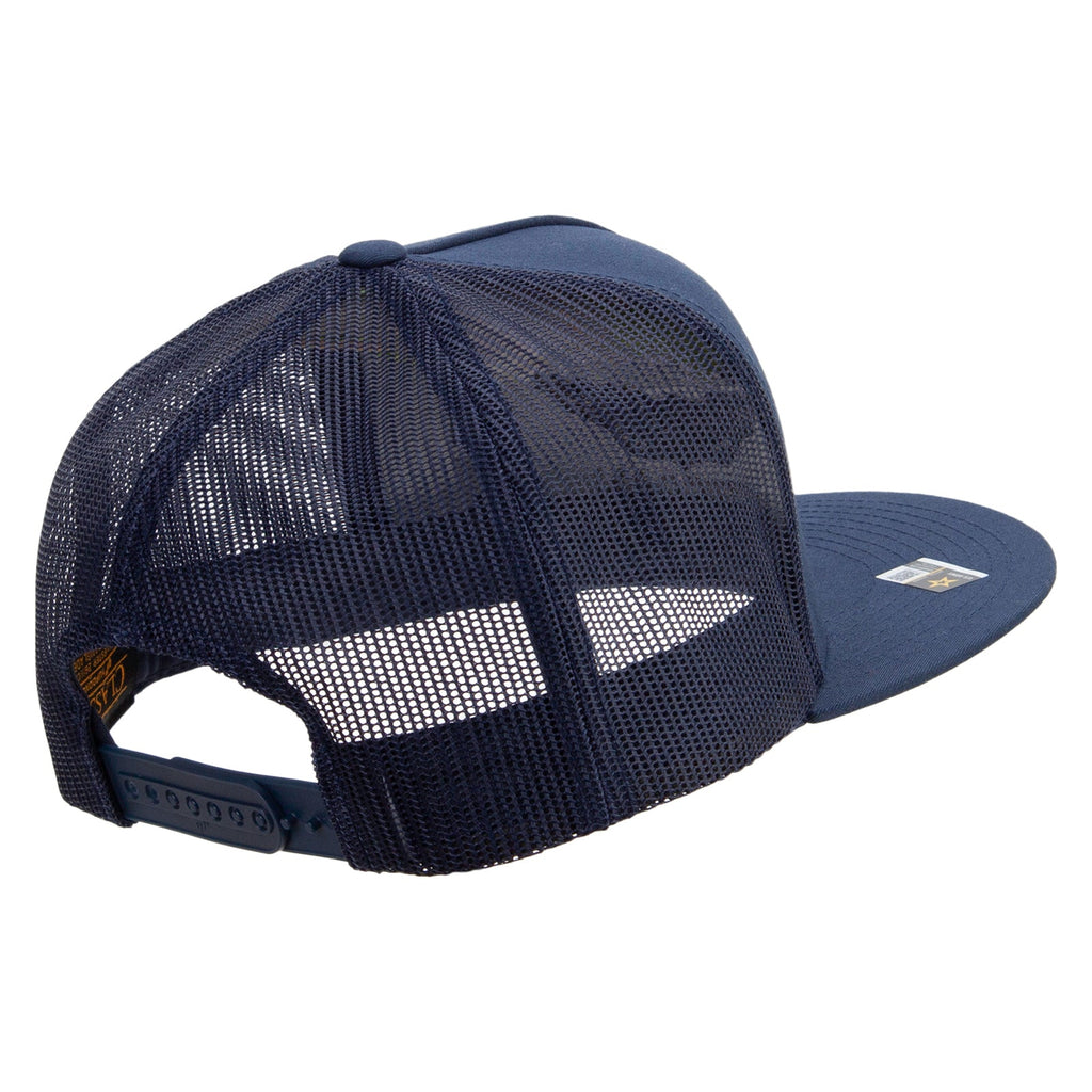 Army Aviator Veteran Embroidered 5 Panel Mesh Trucket Snapback Cap