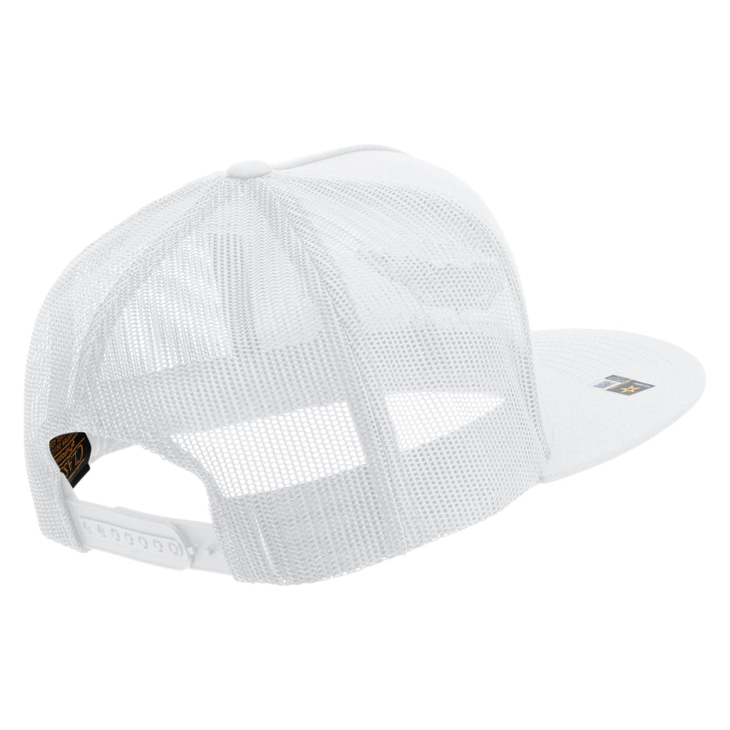 Army Aviator Veteran Embroidered 5 Panel Mesh Trucket Snapback Cap