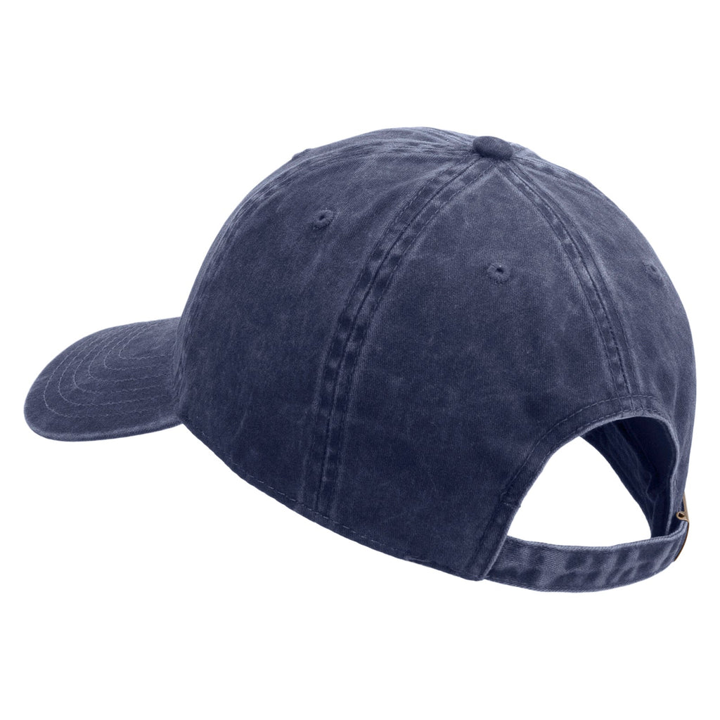 Star US Army Veteran Military Embroidered Washed Solid Pigment Dyed Cotton Twill Brass Buckle Cap