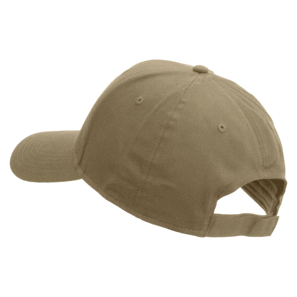 Star US Army Veteran Military Embroidered Solid Cotton Twill Low Profile Strap Cap