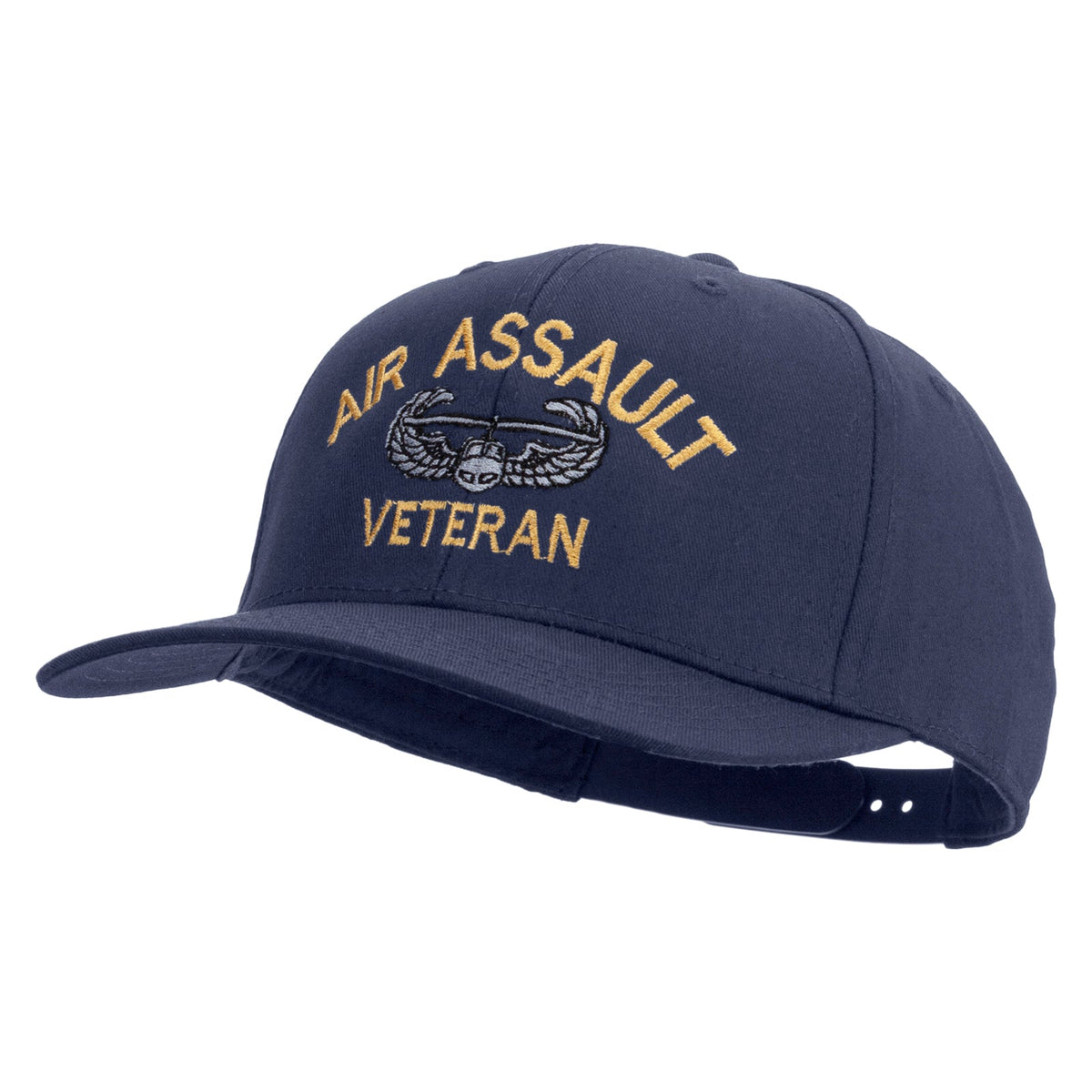 Air Assault Veteran Embroidered Solid Cotton Twill Pro Style Cap