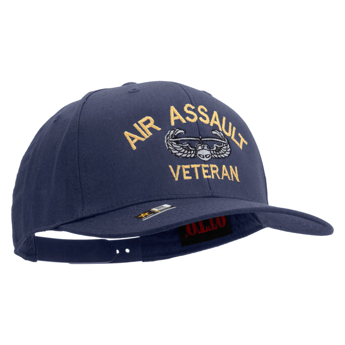 Air Assault Veteran Embroidered Solid Cotton Twill Pro Style Cap