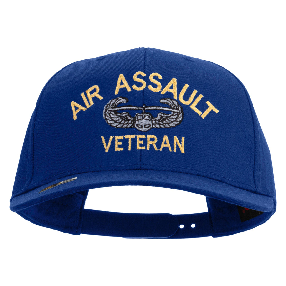 Air Assault Veteran Embroidered Solid Cotton Twill Pro Style Cap