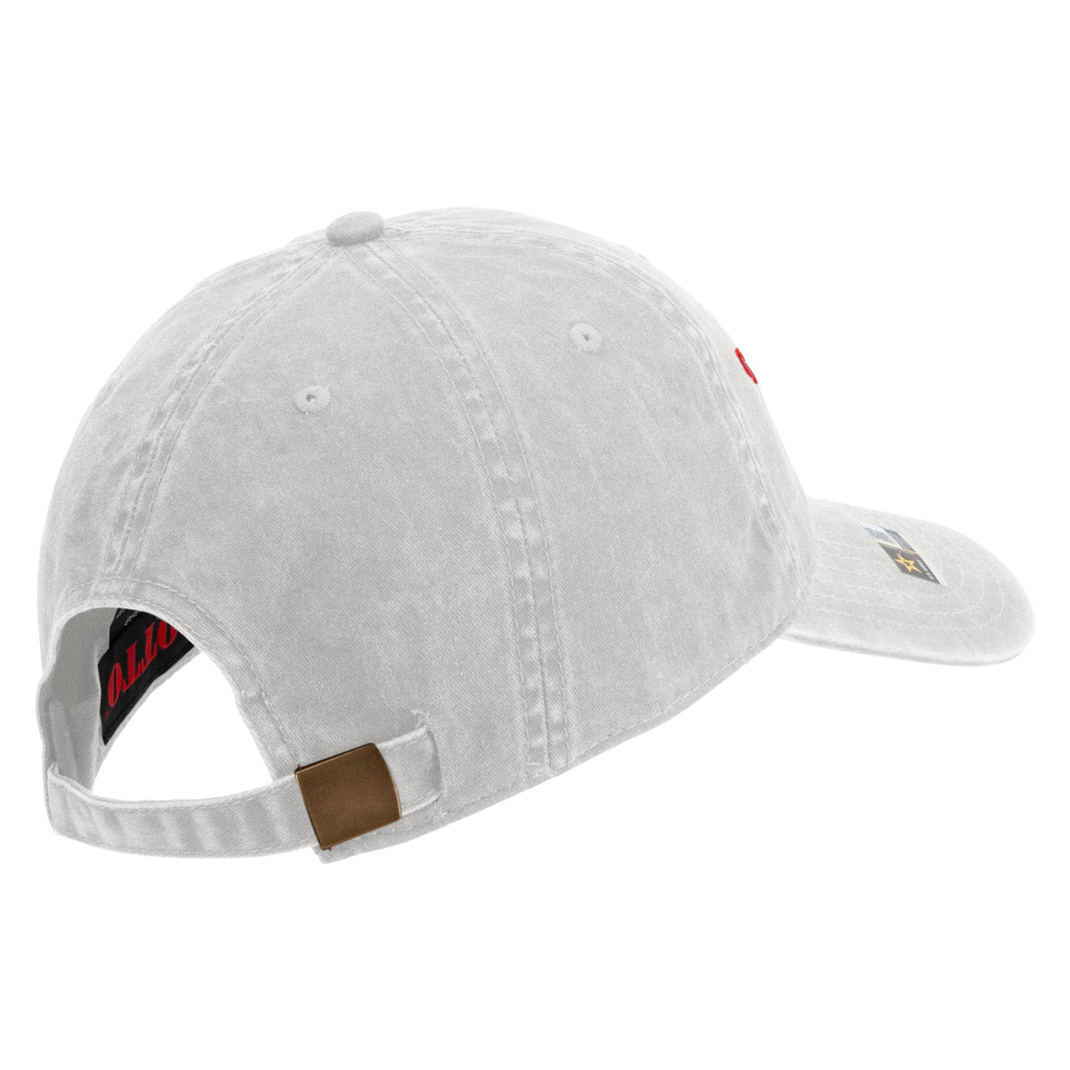 US Army Corps of Engineers Embroidered Washed Solid Pigment Dyed Cotton Twill Brass Buckle Cap