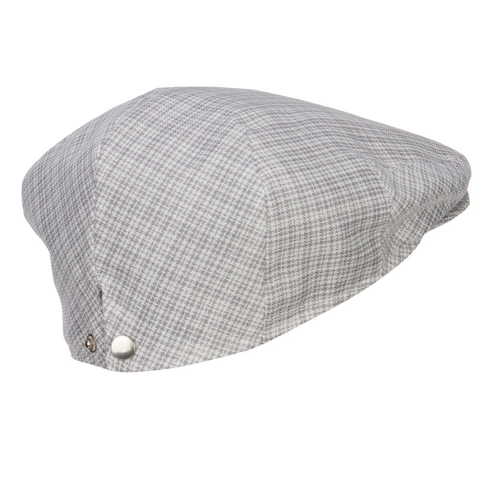 Men's Plaid Snap Back Ivy Cap