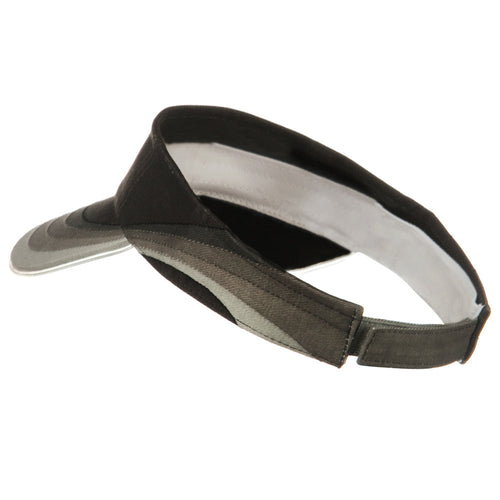 3 Panel Wave Cotton Piping Visor