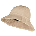Girl's Crushable Fringed Bucket Hat