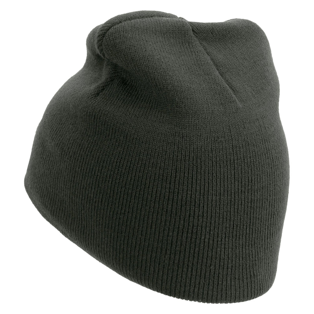 US Paratrooper Veteran Embroidered 8 Inch Knitted Short Beanie
