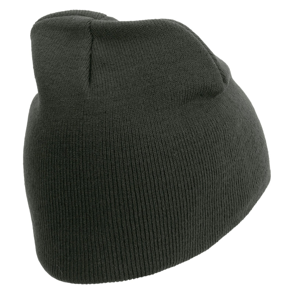US Paratrooper Veteran Embroidered 8 Inch Knitted Short Beanie