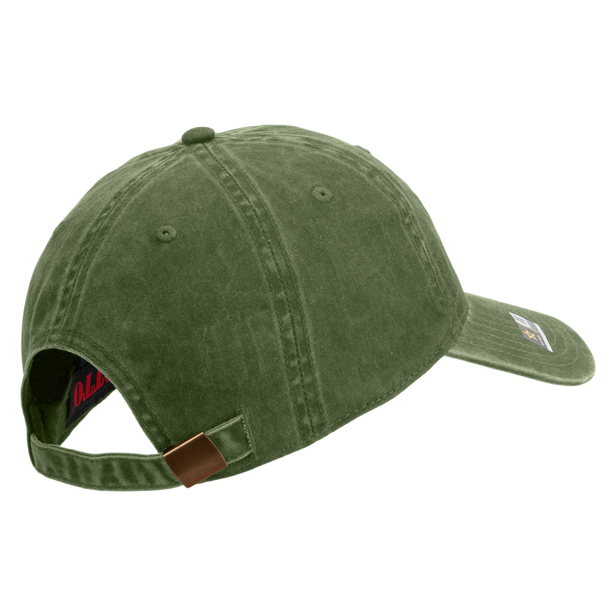 Air Assault Veteran Embroidered Washed Solid Pigment Dyed Cotton Twill Brass Buckle Cap