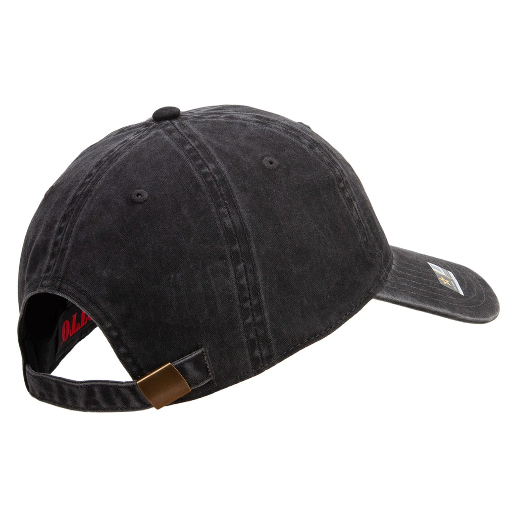 Air Assault Veteran Embroidered Washed Solid Pigment Dyed Cotton Twill Brass Buckle Cap