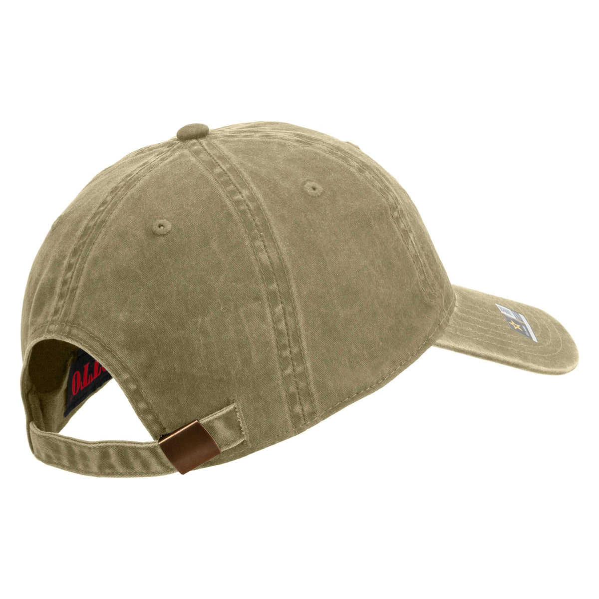 Air Assault Veteran Embroidered Washed Solid Pigment Dyed Cotton Twill Brass Buckle Cap